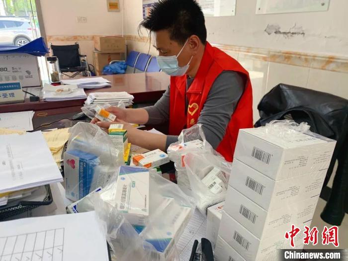 上海最大自然村绘制疫情防控网格确保物资供应和配药 受访者供图